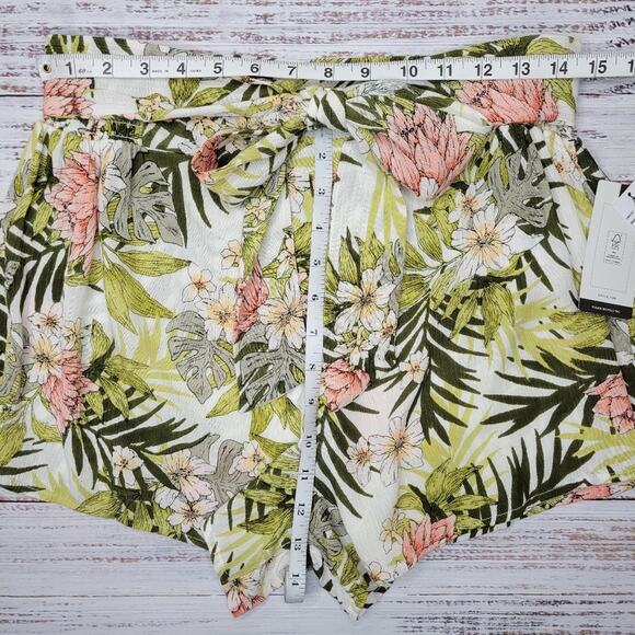 Rip Curl Beach Botanica Flowy Tropical Floral Shorts Tie Waist | Medium - Picture 9 of 10